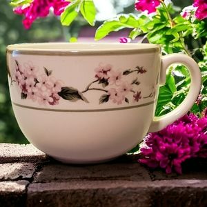 1 Vtg Coffee Tea Hot Chocolate Cup Hydrangea Martha Stewart